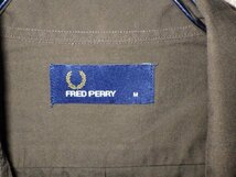 z3013FREDPERRY★フレッドペリー★チェック柄切り替えし★ロゴ刺繍★長袖ボタンダウンシャツ★サイズM★レア★激安★送料格安_画像4