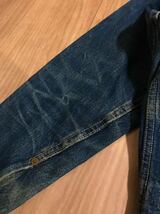 【極希少】40s リーバイス ファースト ジージャン デニムジャケット 1st levis オリジナル 濃紺_画像3