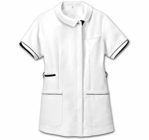 * new goods Anne femie made < Montblanc >SS stretch cashmere asimeto Lee color jacket uniform * medical care for nursing .(infirmiere) nurse clothes 