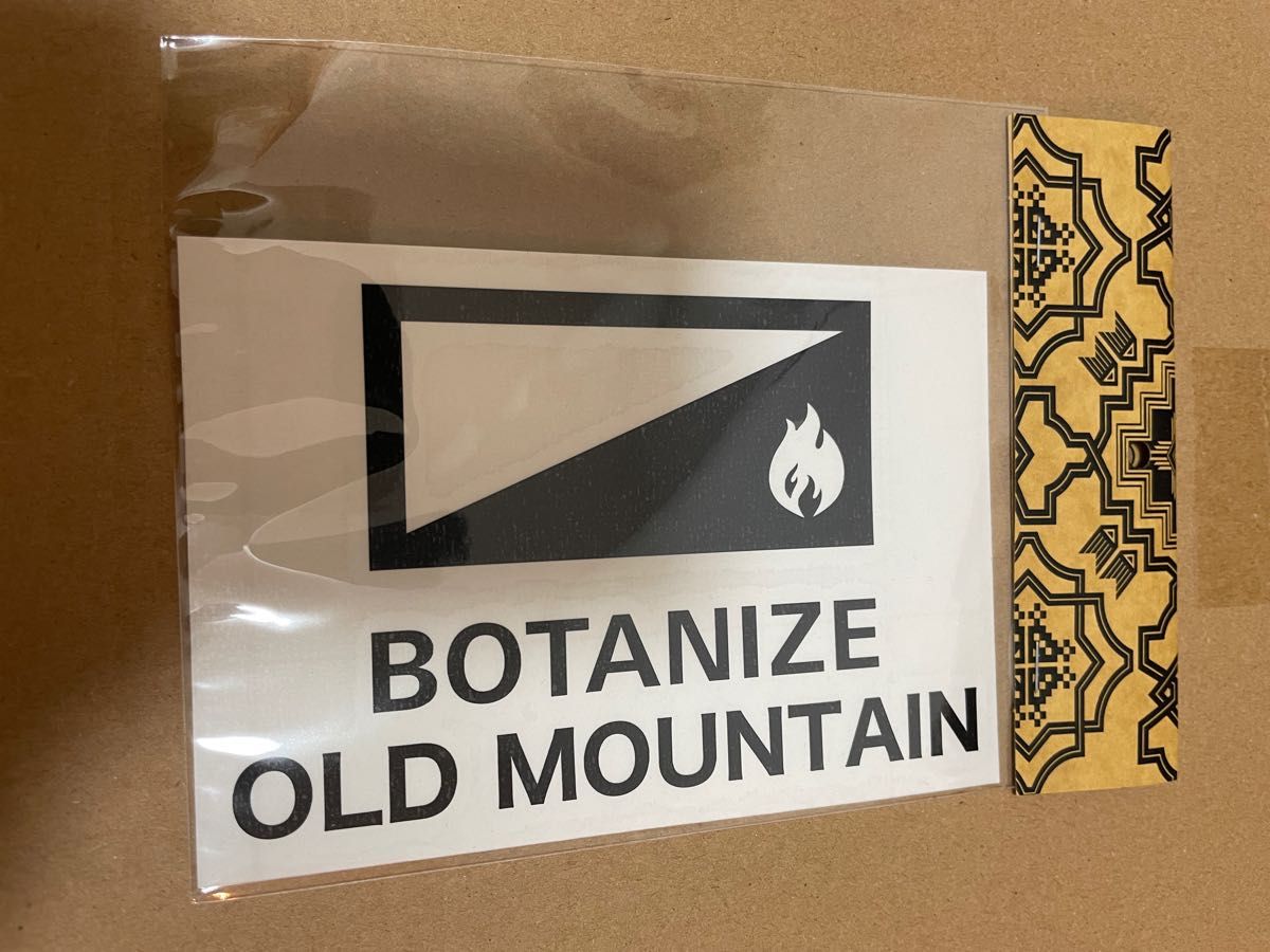 限定】Botanize x old mountain コラボステッカー セット-