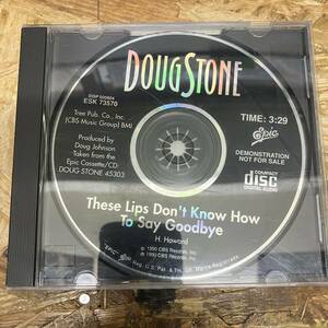 シ● ROCK,POPS DOUG STONE - THESE LIPS DON'T KNOW HOW TO SAY GOODBYE シングル CD 中古品