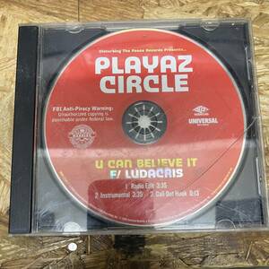 シ● HIPHOP,R&B PLAYAZ CIRCLE - U CAN BELIEVE IT INST,シングル CD 中古品