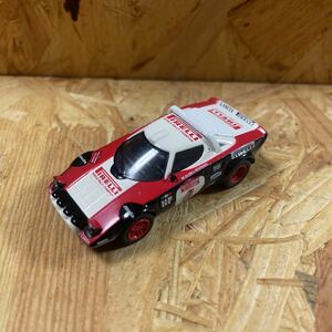 京商 ランチア ストラトス HF ピレリ ラリーカー LANCIA STRATOS HF PIRELLI フィアット・ランチアミニカーコレクション 1/64 京1