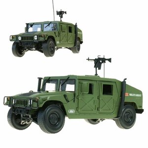 新品$ 軍事ハンビー 移動車 戦術ジープ ハマータイプ 1/18スケール 高品質 合金製 モデルカー軍用車 子供プレゼントおもちゃ