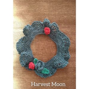 SALE わんこお花の首飾り ハンドメイド