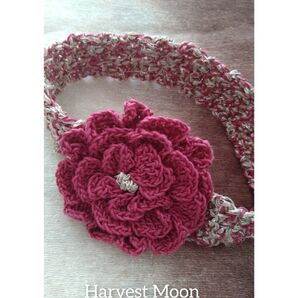 わんこお花の首飾り ハンドメイド