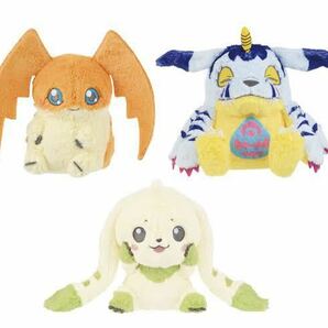 非売品レア テリアモン パタモン ガブモン全3種 デジモンアドベンチャー あまえんぼぬいぐるみ～はにかみ～ ぬいぐるみプライズ 新品タグ付の画像4