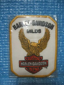 レア！未使用！ Harley Davidson MILD ハーレーダビッドソンマイルド のワッペン