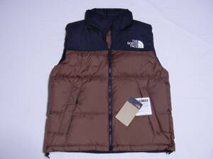  new goods ^ North Face npsi down vest M size Brown ND92338