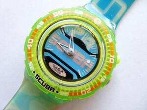  unused, but immovable for display / part removing Swatch Swatch 1998 year of model scuba Aquazone product number SDL901