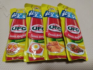 UFC Banana Ketchupバナナケチャップ320gramX4送料無料