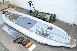 SUP サップ インフレータブルパドルボード ラハイナフィッシング LAHAINA NEW FISHING2 11 未使用 専用ケース パドル 空気入れ付き