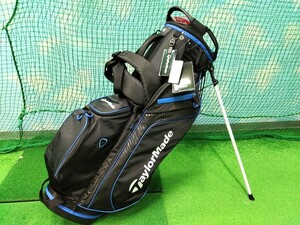 【05】【キャディバッグ】【即決価格】【新品】テーラーメイド TaylorMade TB462 キャリーライト 4WAY スタンドバッグ/BK×BL/9.5型/2.2kg