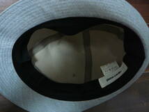 未使用　ピエールカルダン　帽子　ハット　グレー　M　５７ｃｍ　日本製　アルプスカワムラ（株）_画像6