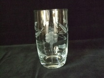 KAMEI GLASS JAPAN / カメイグラス / 和風 花切子 五様タンブラー / タンブラー５ / はな柄 / 未使用品 / 箱に傷み_画像6