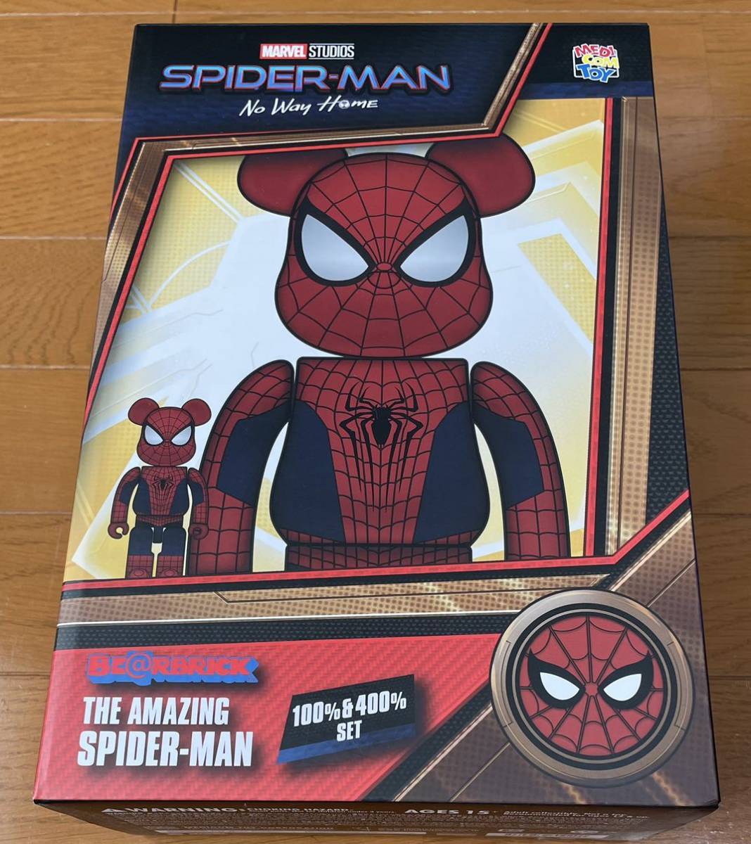 Yahoo!オークション -「ベアブリック 400 スパイダーマン