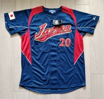 【レア　タグ付き】2009 WBC 岩隈　ビジター　ユニフォーム　ミズノ　O-XO　バファローズ　イーグルス　マリナーズ　巨人　侍ジャパン_画像2