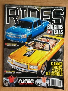 洋書　『 RIDES 』　2011年７月/８月号　カスタムカー雑誌　DUB　KING　セレブレティ　　中古