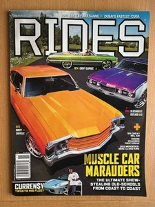 洋書　『 RIDES 』　2011年10月/11月号　カスタムカー雑誌　DUB　KING　セレブレティ DONK　　中古