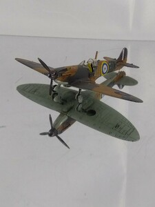 1/144　スピットファイア　ディテールアップ完成品　エフトイズ　WKC WTM