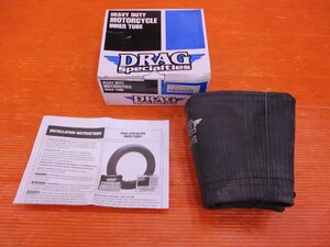 【O】未使用 5.00-5.10x16 ヘビーデューティー タイヤチューブ サイドメタル Drag Specialties DS181227 130/90-16 Side Metal Valve Stem