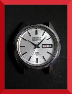 セイコー SEIKO ファイブ 5 アクタス ACTUS SS 23石 自動巻き 3針 デイデイト 6106-7480 男性用 メンズ 腕時計 W12 ジャンク 稼働品