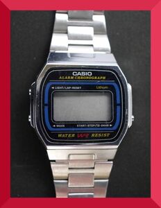 カシオ CASIO ALARM CHRONOGRAPH デジタル A164W 男性用 メンズ 腕時計 W24