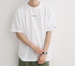 別注】＜Columbia×Jonas Claesson＞GLR モノトーン Tシャツ　ホワイト　Lサイズ