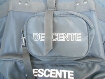 ●DESCENTE デサント キャスター付き スキーバッグ ブーツ収納分離型 ブラック スノボー ウインタースポーツ キャリーバッグ_画像5