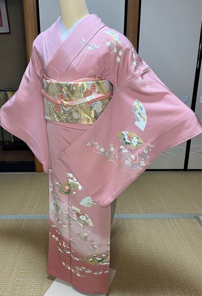 正絹 優美で華やかな 訪問着