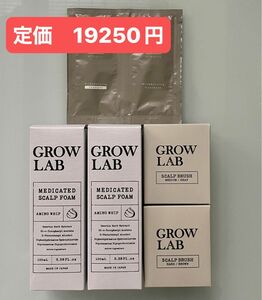 グロウラボ　GROW LAB メディケイテッドスカルプフォーム 100ml スカルプブラシ