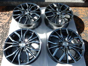 【中古】Weds LEONIS LV 17x7J +47 PCD100 5H ハブ67トヨタ カローラ系 86 等 スバル インプレッサ レガシィ BRZ 他 カスタムに レオニス