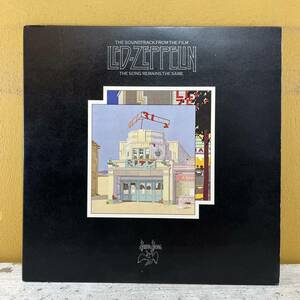 2LP red *tsepe Lynn Led Zeppelin madness .. Live (... poetry ) The Soundtrack From The Film The Song Remains The Same P-4607~8N