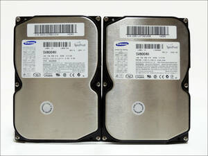 SAMSUNG 3.5インチHDD SV8004H 80GB IDE 2台セット #11514