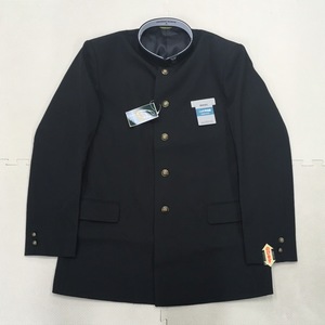 (新品/未使用) 男子 標準型学生服 学ラン 195A ◆大きいサイズ◆黒◆詰襟◆カシドス◆日本製◆レギュラーカラー◆中学校◆高校◆制服