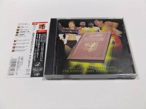 全日本プロレス25thアニバーサリー ~テーマ・ヒストリー CDアルバム 帯付き　読み込み動作問題なし 1997年発売