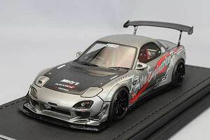 イグニッションモデル 1/43 FEED Afflux GT3（FD3S） ガンメタリック / ADVAN RS DFタイプ 18インチホイール IG3018 #RX-7