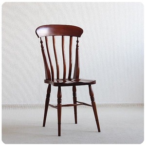 イギリス アンティーク調 チャイルドチェア 木製椅子 ドールチェア 家具「ラスバックチェア」V-834