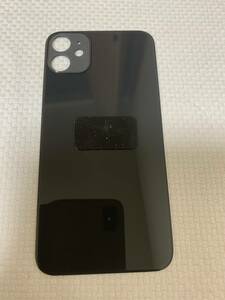A211-iphone 11 バックパネル アイフォン背面ガラスパネル 交換用【カラー】・ブラック