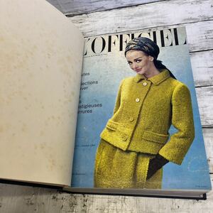 m089 L'OFFICIEL ロフィシェル 雑誌 フランス　ファッション　1964年　1965年　HERMES DIOR 貴重