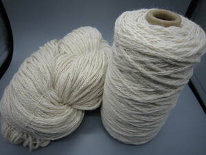 アルパカ100％リリヤーン 生成　約240ｇ　250ｍ　高級糸