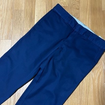 ディッキーズ ワークパンツ メンズ WP873 スリム ストレートパンツ ● Ｗ33 股下74cm ダークネイビー ● DICKIES WP873DN workpants_画像1