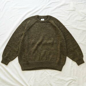 新品未使用 WMV AMPLUS CREW KNIT W オリーブ サイズ0