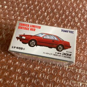 未使用【トミカ】TOMYTEC トミーテック トミカリミテッドヴィンテージネオ LV-N58 a トヨタ コロナ ハードトップ 1800 GT-T (82年式)