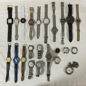 SEIKO セイコー ALBA アルバ Q&Q オリエント CURTIS バレンチノ クォーツ デイト 時計 腕時計 メンズ腕時計 大量まとめ 10 ア 4455