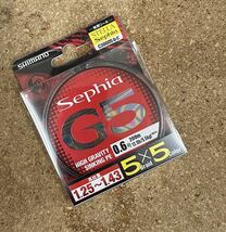 [新品] シマノ Sephia G5 0.6号-200m #エギング #アオリイカ #セフィア #ティップラン #PEライン_画像1