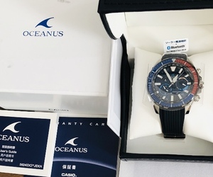 CASIO OCEANUS カシャロ OCW-P2000 ダイバーズ 時計 OCWP2000 チタン DIVER 電波 ソーラー Bluetooth 生産終了 オシアナス CACHALOT カシオ