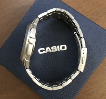 CASIO ブレスレット ウォッチ 青 ネイビー STANDARD 10年 電池 EDIFICE ダイバーズ や アウトドア SPORTS 時計 好きに も 生産終了 カシオ_画像3