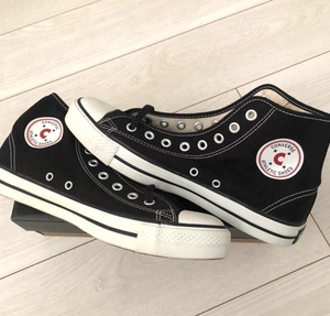 CONVERSE COACH 日本 限定 ブラック 黒 CANVAS スニーカー ALL STAR や CHUCK TYLOR 好きに も コンバース コーチ CONS ビンテージ 現状