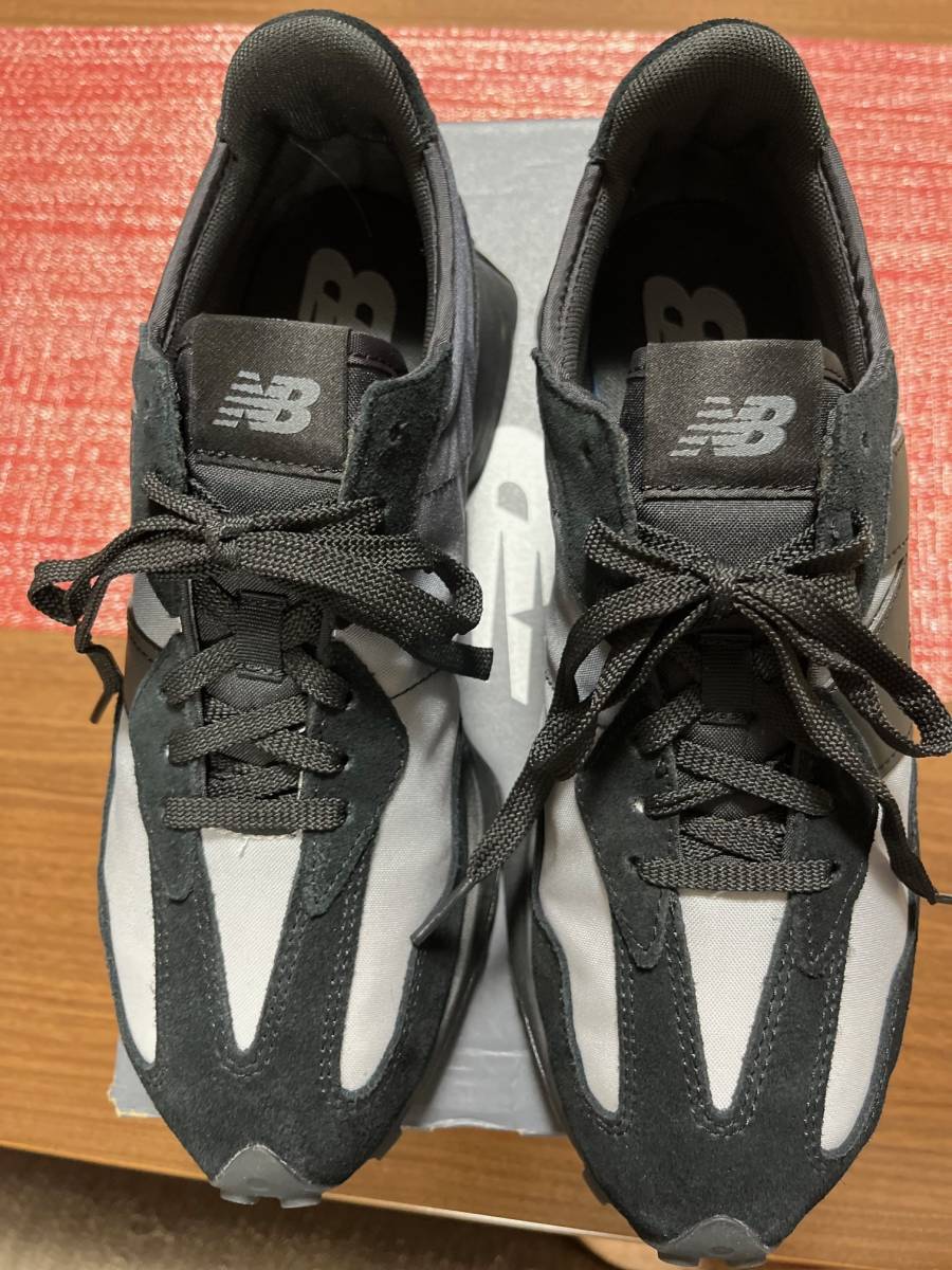 New Balance スニーカー 27.5cm 黒x白xグレー系 【古着】-